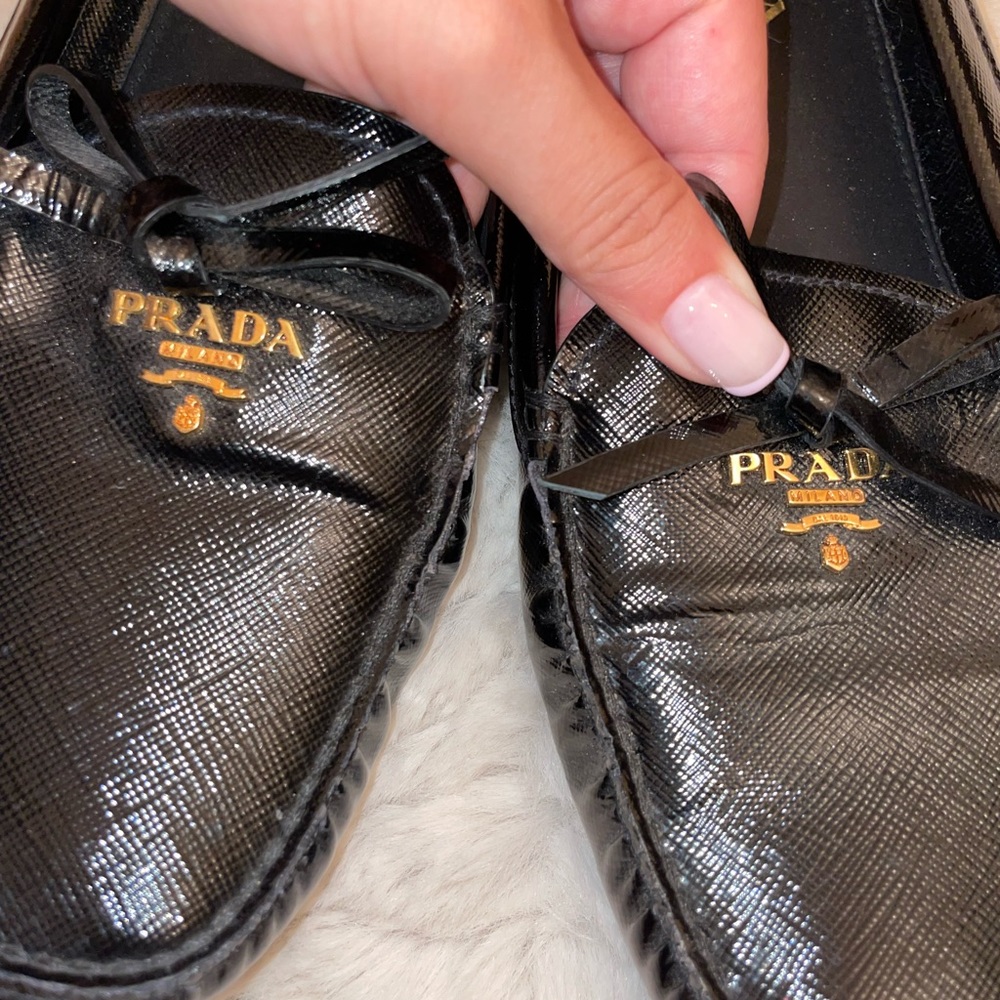 LIKE NEW: Prada Leather Moccasin
